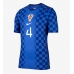 Kroatien Josko Gvardiol #4 Bortatröja VM 2026 Kortärmad