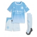 Manchester City Elliot Anderson #5 Hemmatröja Barn 2026-27 Kortärmad (+ Korta byxor)