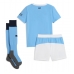 Manchester City Hemmatröja Barn 2025-26 Kortärmad (+ Korta byxor)