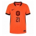 Nederländerna Frenkie de Jong #21 Hemmatröja Dam VM 2026 Kortärmad