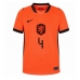 Nederländerna Virgil van Dijk #4 Hemmatröja Dam VM 2026 Kortärmad