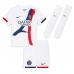Paris Saint-Germain Khvicha Kvaratskhelia #7 Bortatröja Barn 2025-26 Kortärmad (+ Korta byxor)