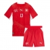 Schweiz Zeki Amdouni #23 Hemmatröja Barn VM 2026 Kortärmad (+ Korta byxor)