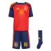 Spanien Martin Zubimendi #18 Hemmatröja Barn VM 2026 Kortärmad (+ Korta byxor)